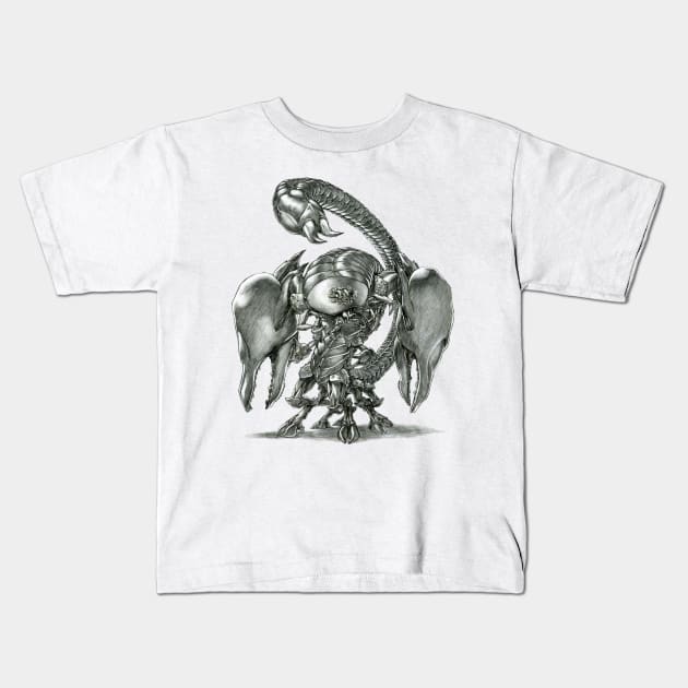 The Giant Imperius Scorpion Kids T-Shirt by gregorytitus